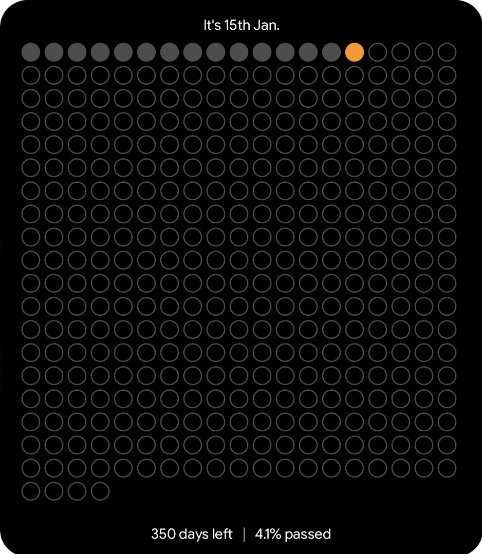 Grid widget preview