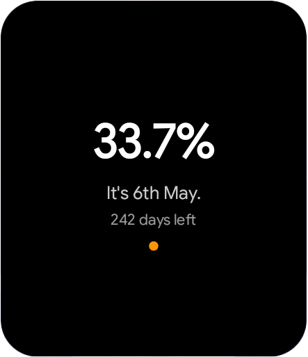 Minimal widget preview